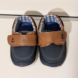 Carter's every step finn navy boat shoes